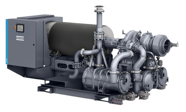 Atlas Copco Oil-Free Centrifugal Compressor Multi-Stage Design for Pharmaceutical Food Beverage Electronics Industry