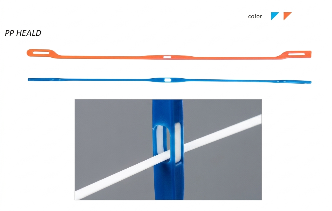 Negentec PP Heald Heavy Duty for Ribbon-Type and Ultra Heavy-Duty Fabrics