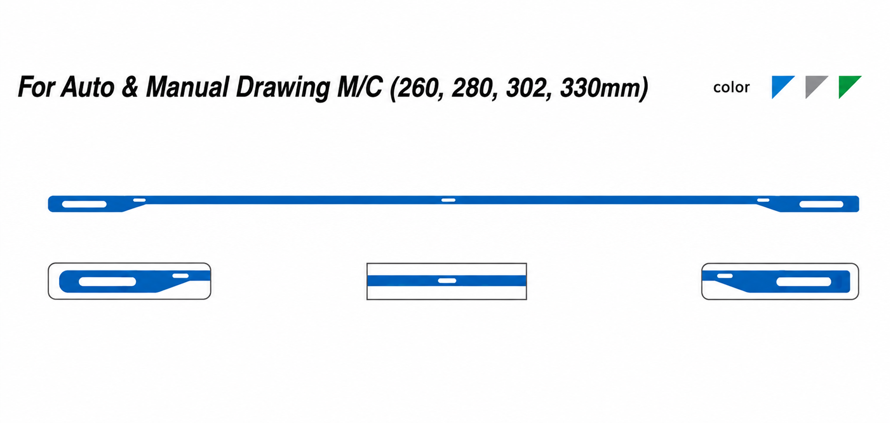Negentec Film Type Heald for Shuttleless Looms - Water Jet, Air Jet, Rapier